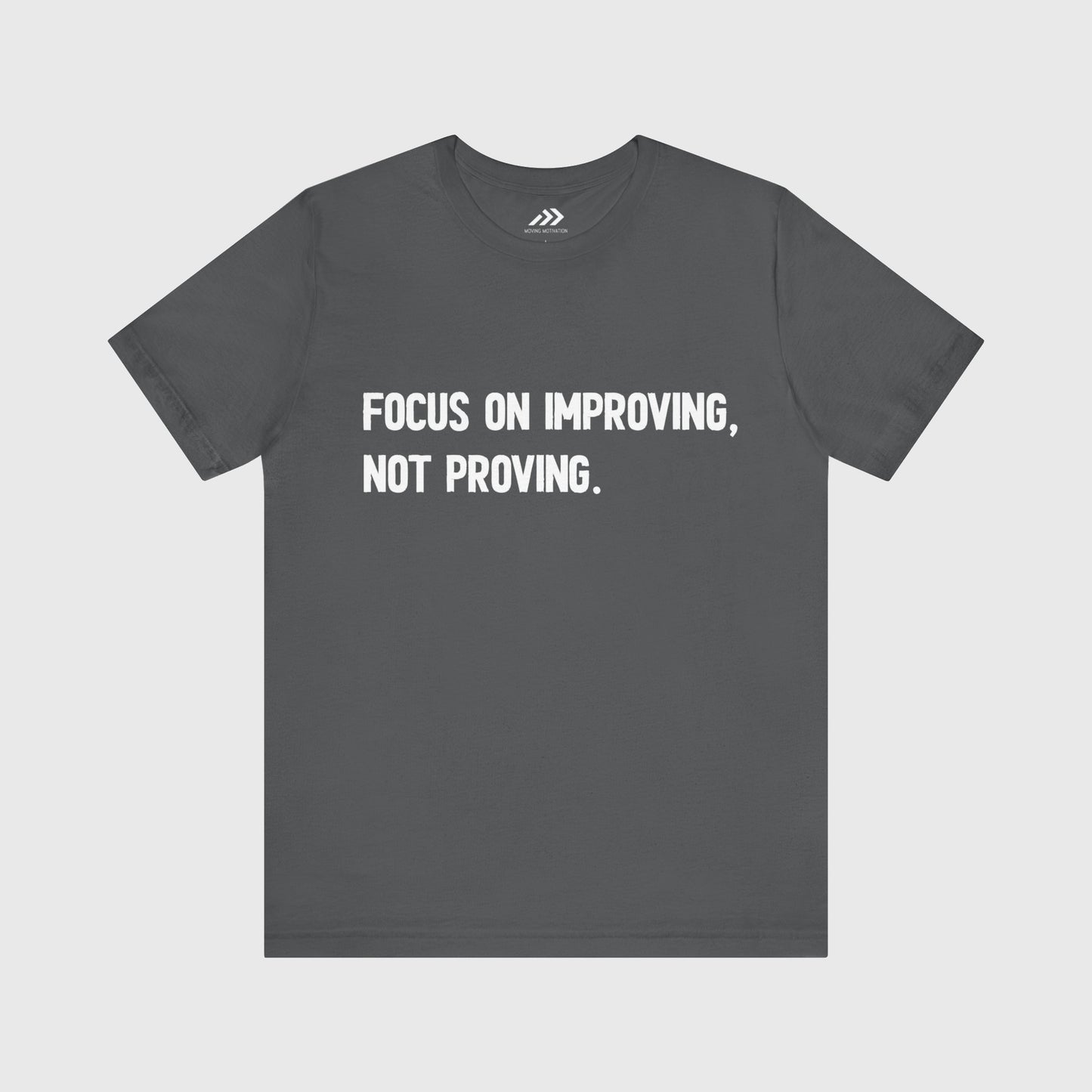 Focus On Improving, Not Proving.